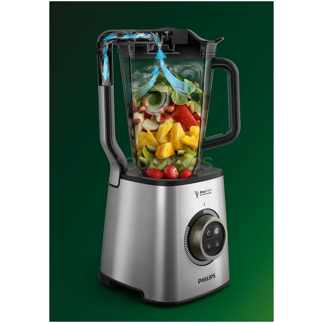 Ved navn deres stressende Philips Avance, 1400 W, 1.8 L, silver - High speed vacuum blender,  HR3756/00 | Euronics