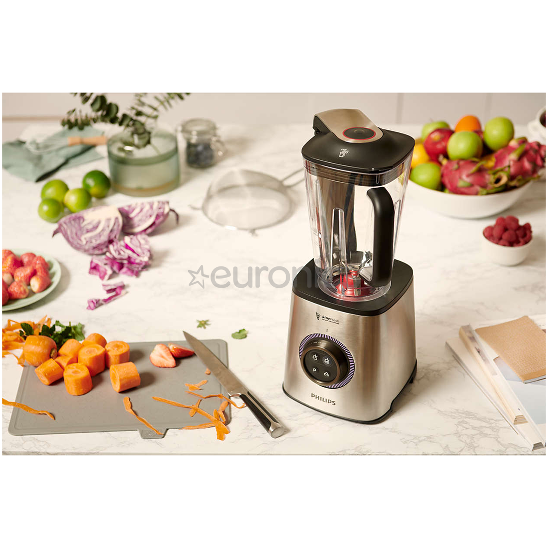 Philips Avance, 1400 W, 1.8 L, silver - High speed vacuum blender