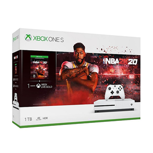 Spēļu konsole Microsoft Xbox One S (1 TB) + NBA 2K20