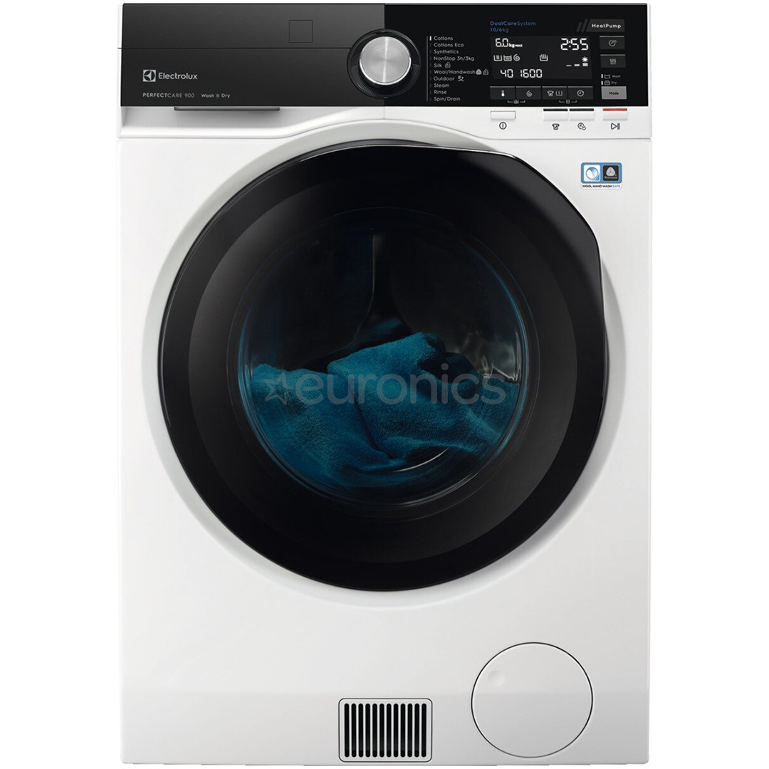 Electrolux, 10/6 kg, dziļums 63.6 cm, 1600 apgr/min - Veļas mazgājamā mašīna ar žāvētāju