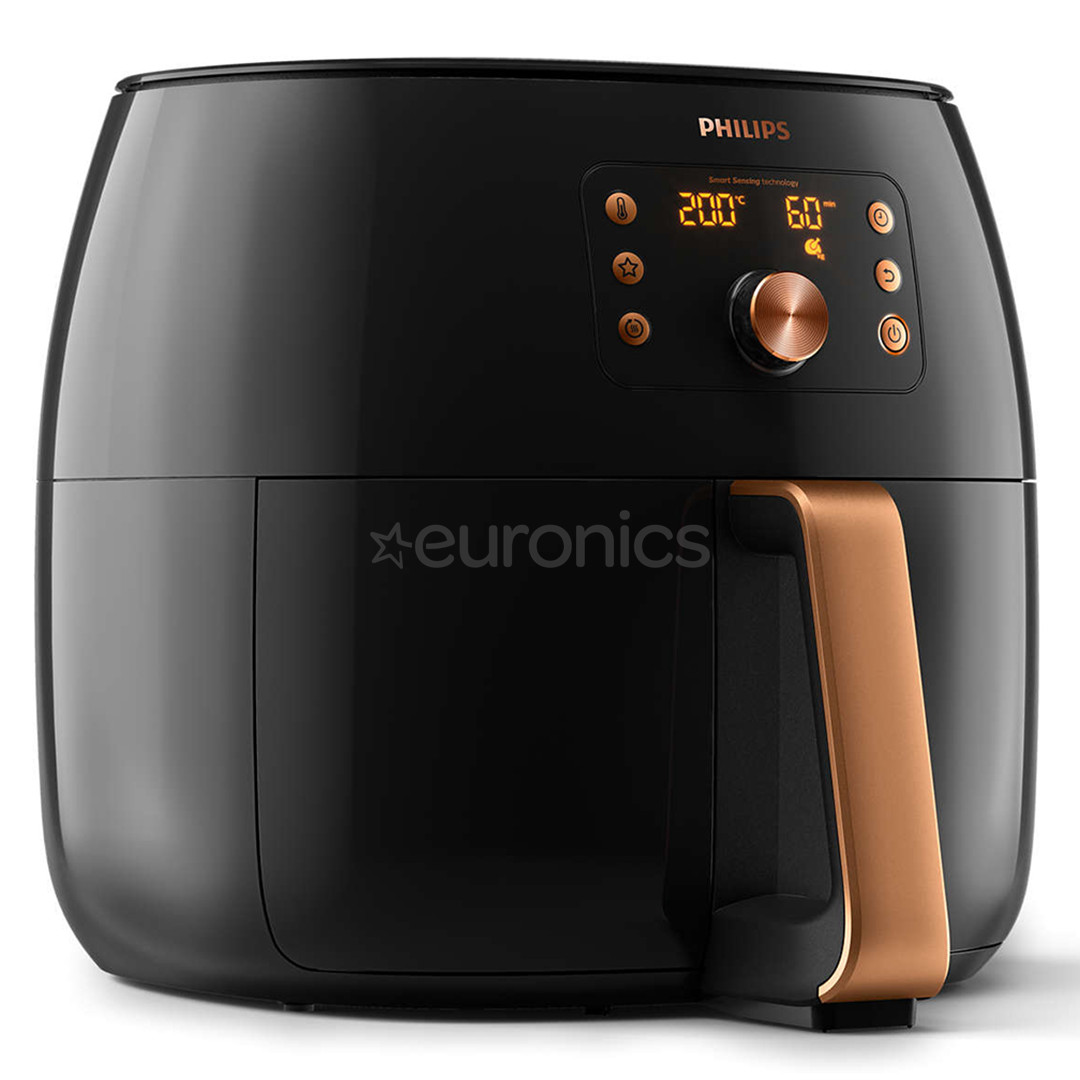 Philips Premium XXL, 2225 Вт, черный/медный - Аэрогриль