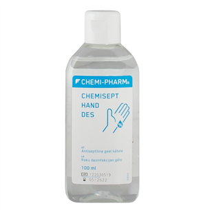 Dezinfekcijas gēls, Chemi-Pharm / 100 ml ASEPT100GEEL