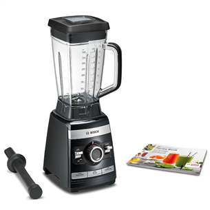 Bosch VitaBoost, 1600 W, 2.5 L, melna/sudraba - Blenderis