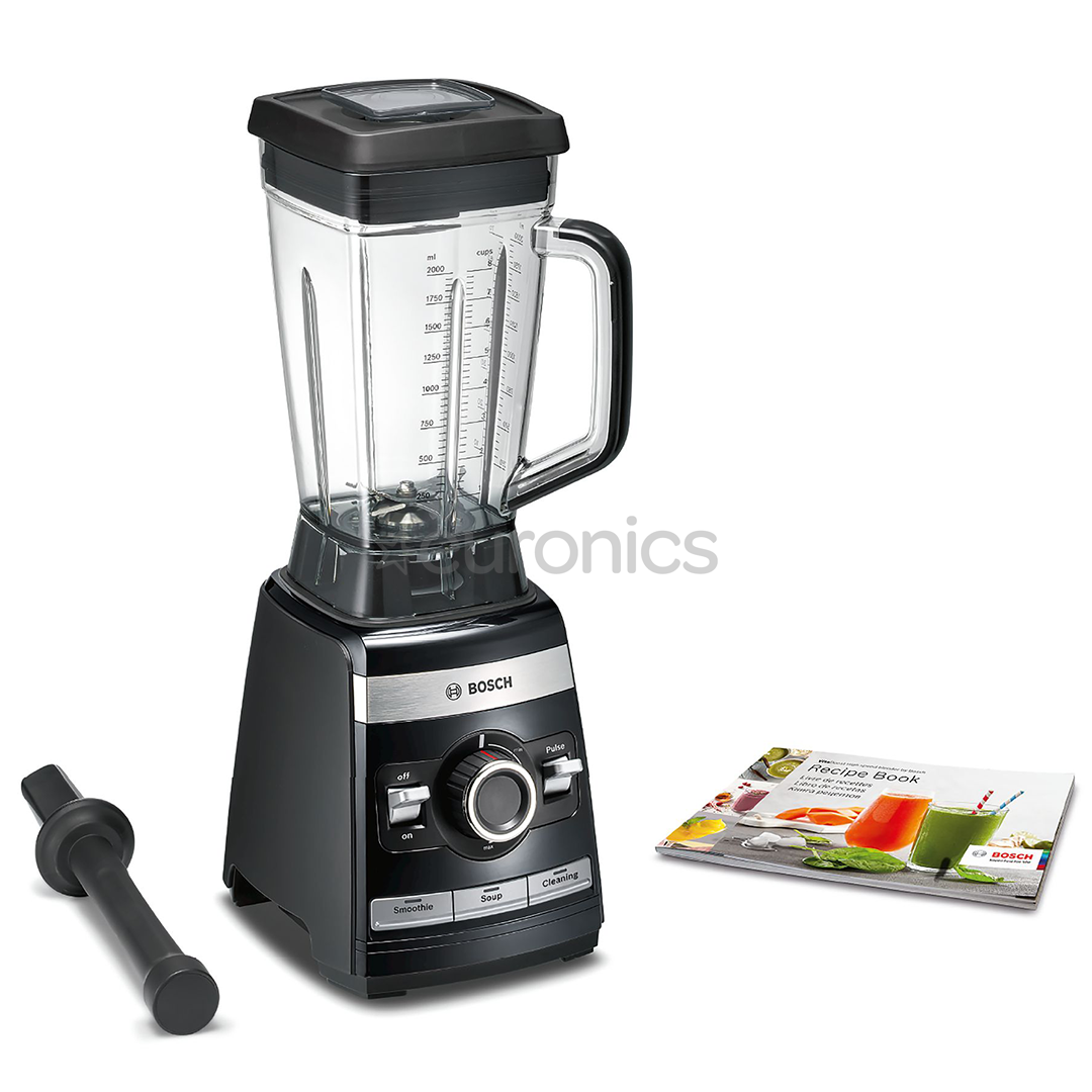 Bosch VitaBoost, 1600 W, 2.5 L, melna/sudraba - Blenderis