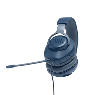 JBL Quantum 100, zila - Austiņas ar mikrofonu
