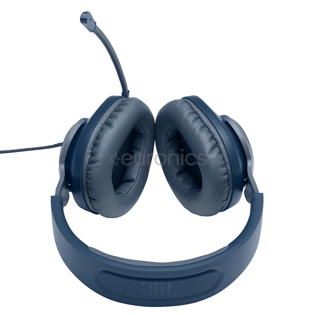 JBL Quantum 100, zila - Austiņas ar mikrofonu