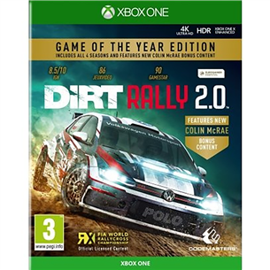 Spēle priekš Xbox One, DiRT Rally 2.0 Game of the Year Edition