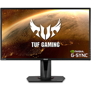 ASUS  TUF Gaming VG27AQ, 27'', QHD, LED IPS, 165 Hz, G-Sync, black - Monitor