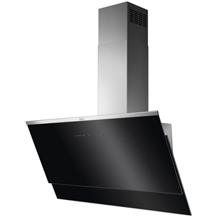 AEG, 700 m³/h, width 89.8 cm, black/inox - Cooker Hood DVE5971HG