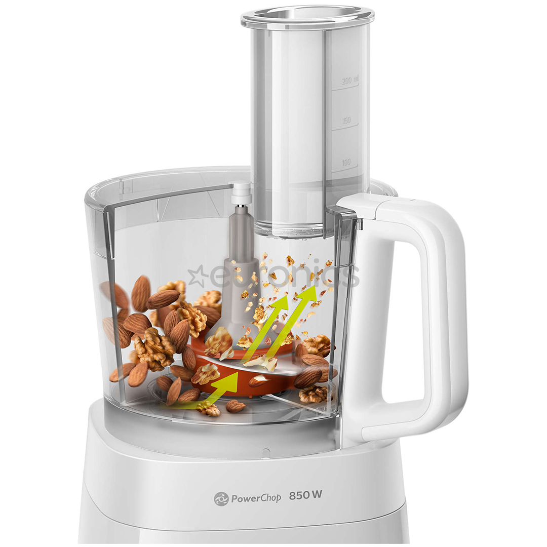 Philips Viva Collection, 1.5 L/1 L, 850 W, white - Food processor