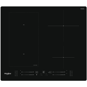 Whirlpool, platums 59 cm, melna - Iebūvējama indukcijas plīts virsma