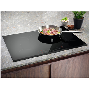 Electrolux 700 SenseFry, width 78 cm, frameless, black - Built-in Induction Hob