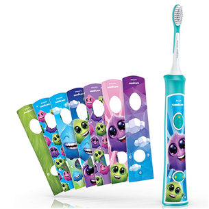 Philips Sonicare For Kids, zila/balta - Elektriskā zobu birste bērniem