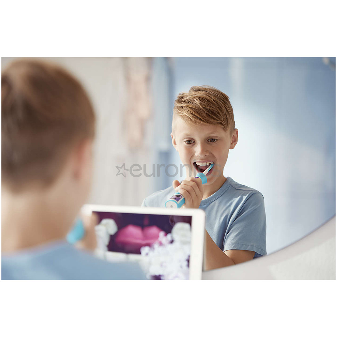 Philips Sonicare For Kids, zila/balta - Elektriskā zobu birste bērniem