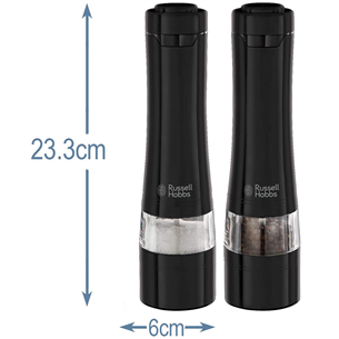 Russell Hobbs, black - Salt & Pepper Grinders