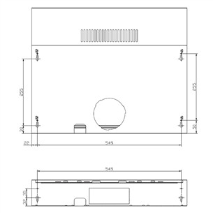 Tvaika nosūcējs, Cata / 200 m³/h