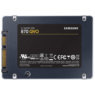 Samsung 870 QVO, 2.5", SATA 3.0, 1 TB - SSD cietais disks