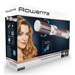 Rowenta Brush Activ Premium Care, 1000 W, balta/rozā zelta – Matu veidotājs