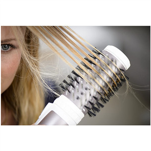 Rowenta Brush Activ Premium Care, 1000 Вт, белый/розовое золото - Фен-щетка