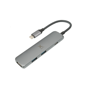 Адаптер USB-C / HDMI; 2x USB3.0; USB-C, Xtorm