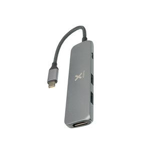 Adapteris USB-C / HDMI; 2x USB3.0; USB-C, Xtorm
