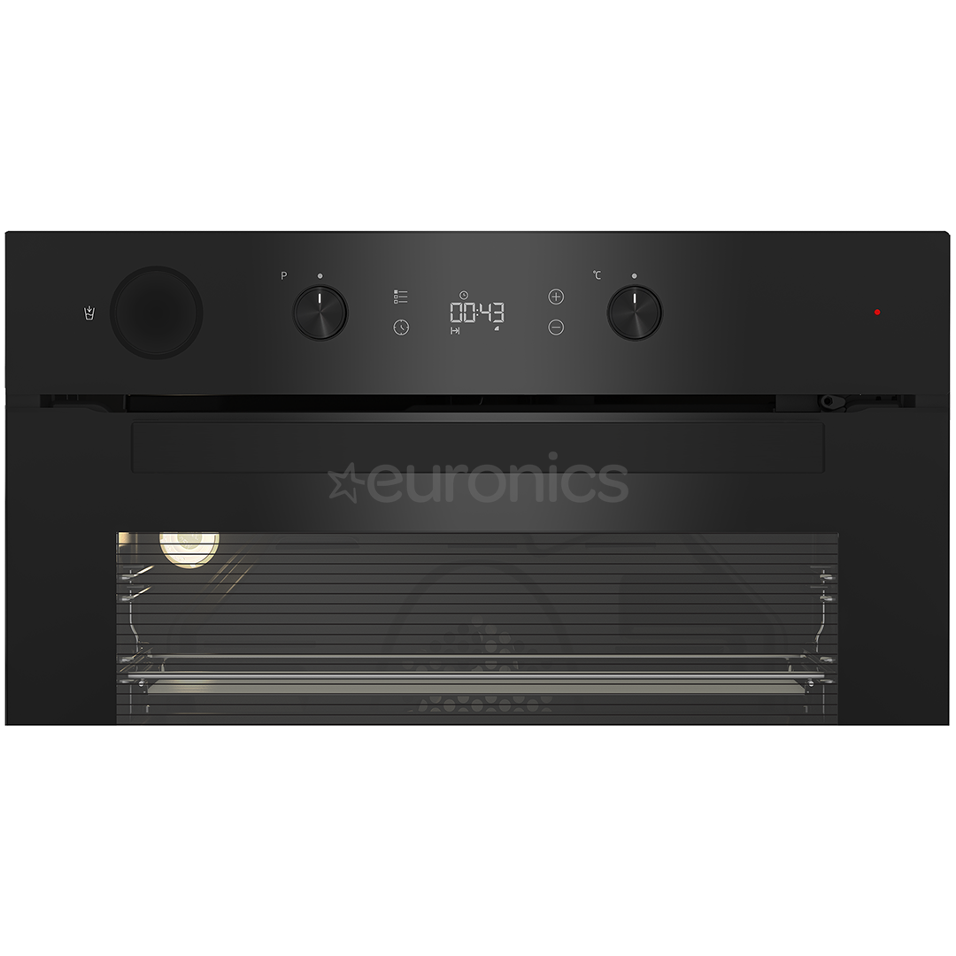 Beko, 71 L, pyrolytic cleaning, black - Built-in oven