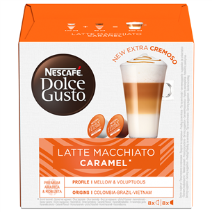 Nescafe Dolce Gusto Caramel Latte Macchiato, 8 porcijas - Kafijas kapsulas