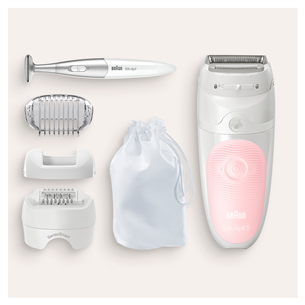 Braun Silk-épil 5, white/pink - Epilator set