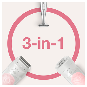 Braun Silk-épil 5, white/pink - Epilator set