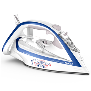 Tefal Turbo Pro Anti-Calc, 2800 W, blue/white - Steam iron