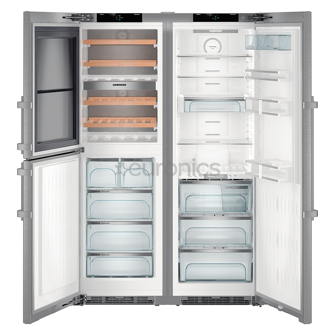 Ledusskapis Side-by-side PremiumPlus, Liebherr / augstums: 185 cm