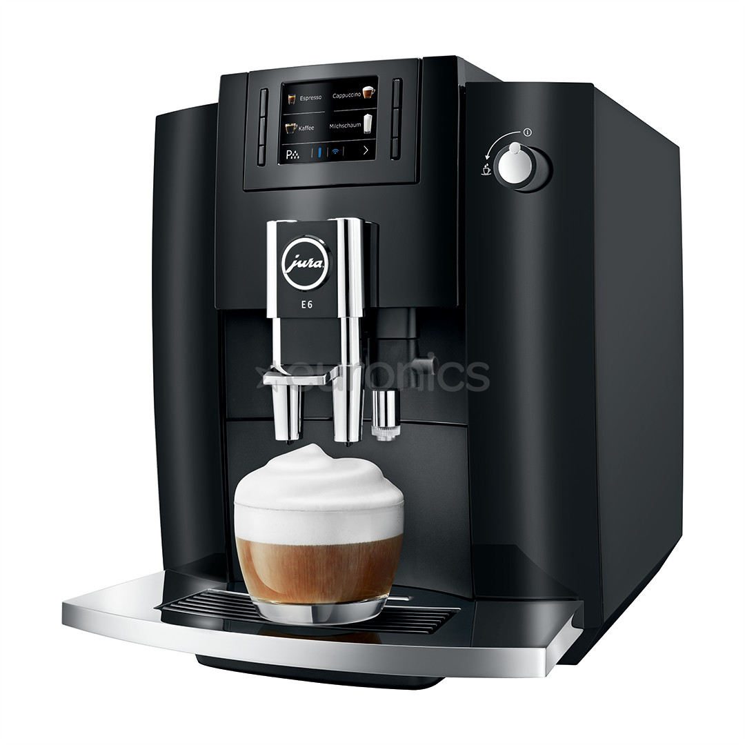 JURA E6, melna - Kafijas automāts
