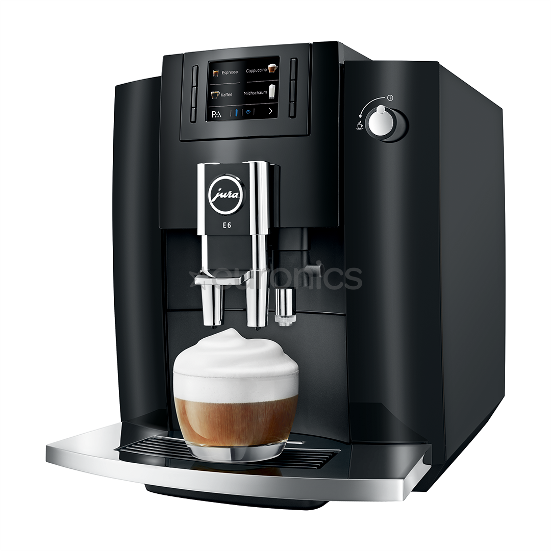 JURA E6, melna - Kafijas automāts