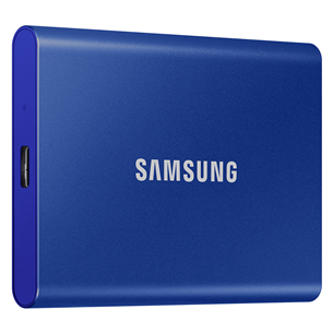 Samsung T7, 1 ТБ, USB 3.2, синий  - Внешний накопитель SSD