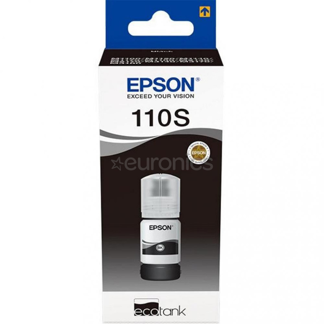 Tinte 110S EcoTank, Epson (Melna)