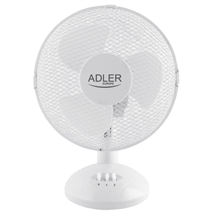 Adler, 45 W, balta - Galda ventilators