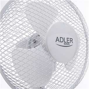 Adler, 45 W, balta - Galda ventilators