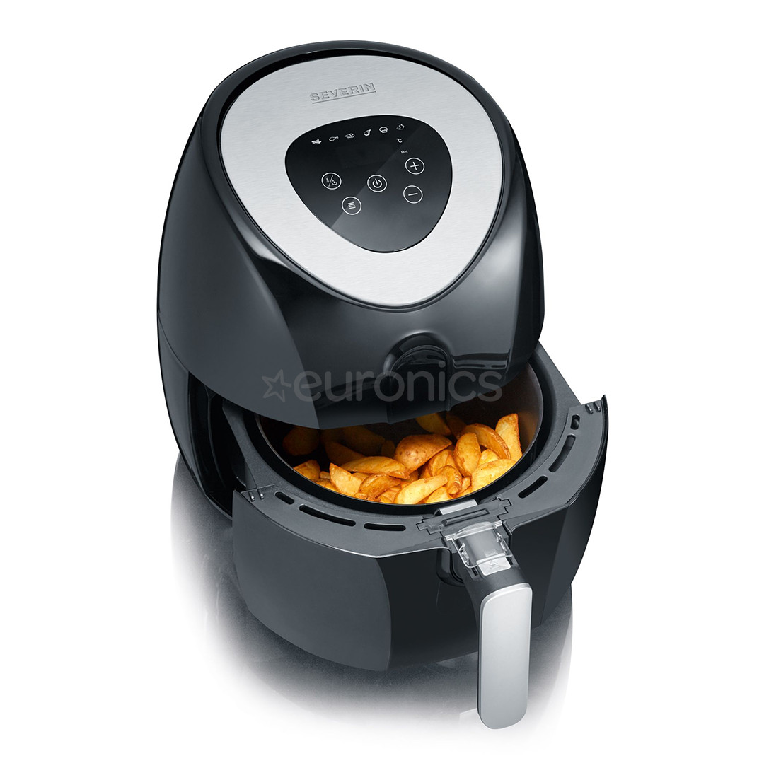 Severin, 1500 W, melna - Karstā gaisa friteris