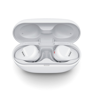 Sony WF-SP800N, white - True-wireless Earbuds