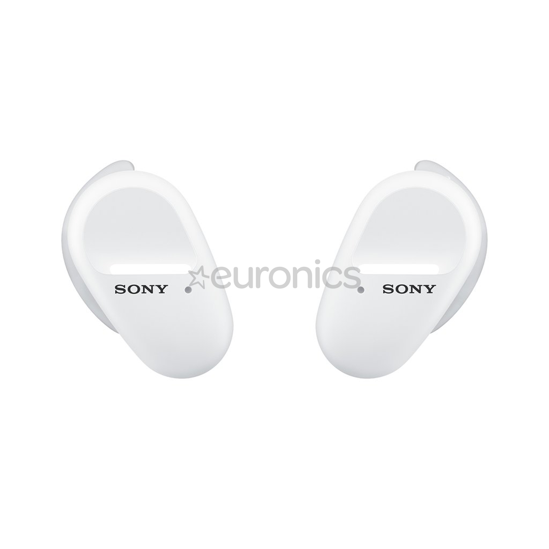 Sony WF-SP800N, balta - Bezvadu austiņas