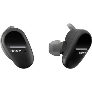 Sony WF-SP800N, melna - Bezvadu austiņas