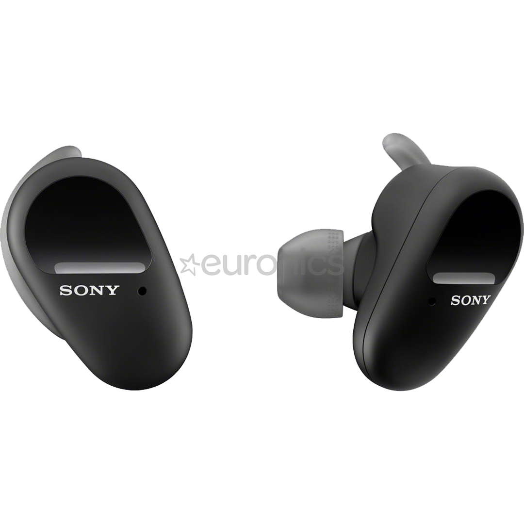 Sony WF-SP800N, melna - Bezvadu austiņas