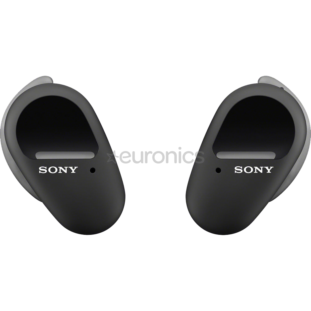 Sony WF-SP800N, melna - Bezvadu austiņas