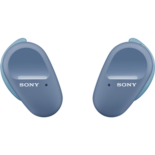 Sony WF-SP800N, синий - Полностью беспроводные наушники