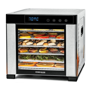 Rommelsbacher, 600 W, melna/sudraba - Augļu žāvētājs DA900