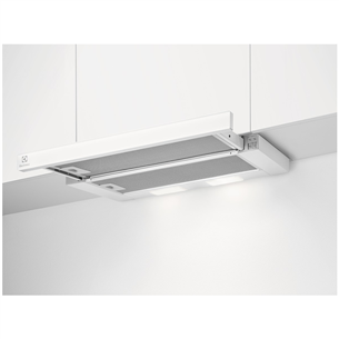 Electrolux, 370 m³/h, white - Built-in cooker hood