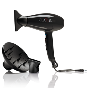 GA.MA Classic, 2200 W, melna - Matu fēns SH2510