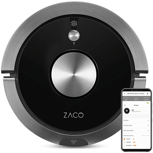 Zaco A9S, сухая и влажная уборка, черный/серый - Робот-пылесос 501737