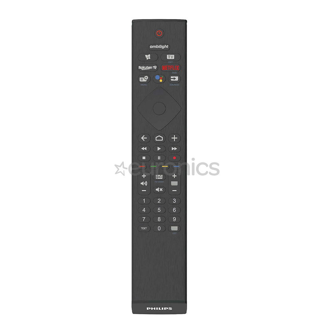 Philips LCD 4K UHD, 65", centra statīvs, sudraba - Televizors