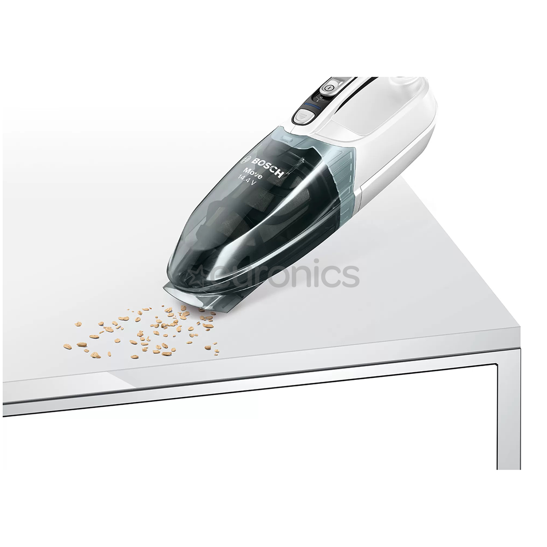 Bosch Move, balta/pelēka - Rokas putekļu sūcējs